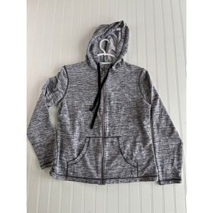 Silverwear New York Grey Marble Space Dye Full Zip Up Hoodie M4120841PB